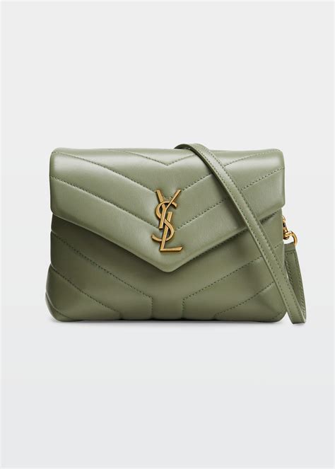 ysl sage green bag|ysl quilted shoulder bag.